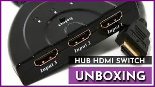(L) Hub Hdmi Switch Splitter Seletor 3 Portas | Unboxing #18 #Mercadolivre