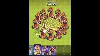 king vs 12x inferno tower 😲 clash of clans #coc #cocshorts #clashofclans #shorts