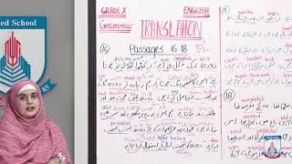 Class 10 - English - Translation - 6 - Lecture 39 - Allied Schools