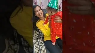 6month baby birthday celebration 🎊🎉🥳❤️ dance kar kar k manaya birthday 🎈🎂#newbornbaby #shorts #