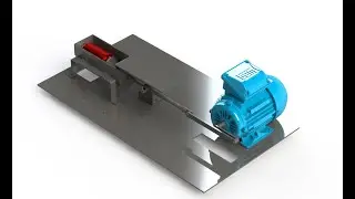 Mecanismo biela manivela - Amassador de Latas | SolidWorks