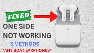 BOAT EARPHONES - ONE SIDE NOT WORKING - EASY FIX