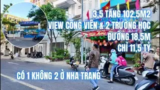 Nhà 3,5 Tầng đối diện 2 Trường Học & Công Viên 102,5m2 chỉ 11,5 TỶ Đường 18,5m Ở và Kinh Doanh HẾT Ý