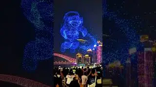 Drone Light Show 2025 | Unbelievable Synchronized Drones Lighting Up the Sky in 3D!