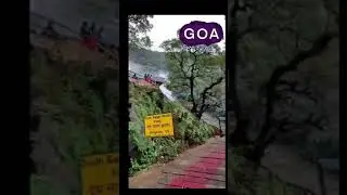 Dudhsagar Waterfall view #goa #shorts #lockdown #shortsvideo
