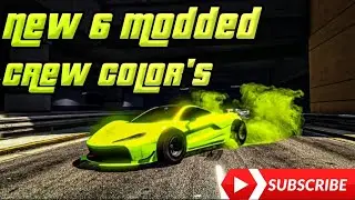 New Top 6 Modded Crew Color's For GTA Online 