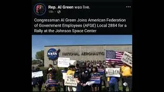 My speech at the AFGE Johnson Space Center (JSC) Rally to Save the Civil Service