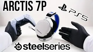 SteelSeries Arctis 7P Wireless Gaming Headset for PS5 Unboxing - ASMR