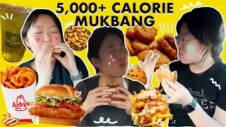 EPIC FAST FOOD CHEAT DAY MEAL MUKBANG || in-n-out, mcdonald's, arby's, panera