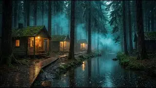 Rain Sounds for Sleeping 🌙 Heavy Rain Ambience for Deep Sleep, Insomnia Relief & Stress Free Night