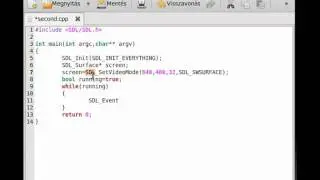 SDL tutorial 1 - Hello world