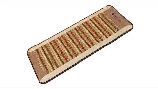 PEMF test MediCrystal&trade; ThermoGem&trade; 3 Gems Bio Magnetic Photon Midsize Mat