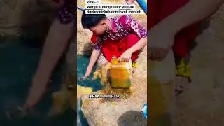 🔴Viral! Sumur Bor di Bangkalan Keluarkan Cairan Diduga Minyak, Warga Berbondong-bondong Datang