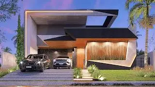 O PROJETO de CASA T&Eacute;RREA mais MONUMENTAL que voc&ecirc; j&aacute; viu! (3D + Planta)