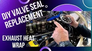 STOP BURNING OIL Valve Seal Replacement Header Exhaust Heat Wrap Metal Fab 1929 Mercedes SSK Part 12