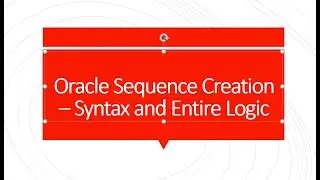 How to create sequence in oracle/sql with all parameters
