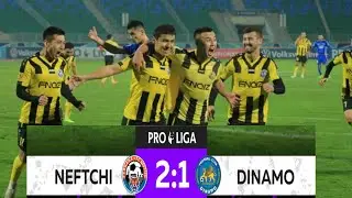 Neftchi-Dinamo 2-1.Proliga 21-tur 14.10.2021. Peshqadamlar uchrashuvida Neftchi g'alaba qozondi