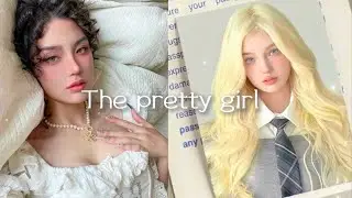 The pretty girl