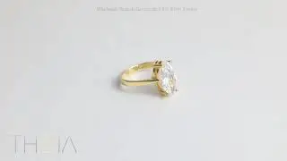 Marquise Shape White CZ Stone Ring - RNG-6832