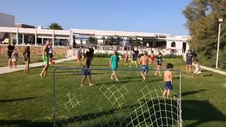 Plaka Naxos Aegean Land Football Match July 2015