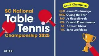 Coles SC National Table Tennis Championship 2025