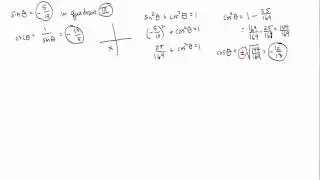 Using Identities to Find Trigonometric Functions of Any Angle