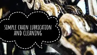 How To  simple cleaning and lubing bike chain