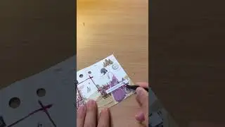 Satisfying Scrapbook ASMR Journal Minijournal #shorts #viralshorts