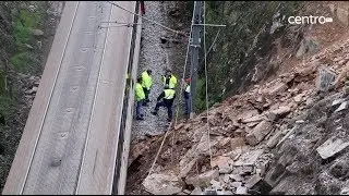 Descarrilamento na linha da Beira Alta de comboio com 79 pessoas