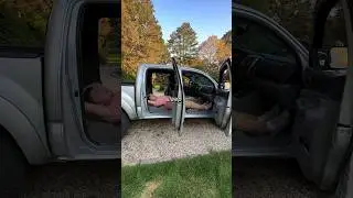 Ripping the seats out of my truck to make a bed