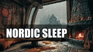 24/7 LIVE — Nordic Sleep Ambience (432Hz) • Winter Cabin Sanctuary • Deep Sleep & Insomnia Relief