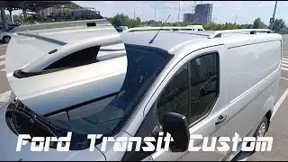 Установка рейлингов на крышу Ford Transit Custom