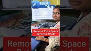 🔥Remove All Extra Space inbetween Words in MS-Word #shorts #word #msword