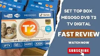 Fast Review STB MEGOGO DVB T2 TV Digital