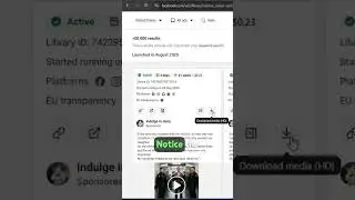 How to download video from Facebook ads library