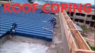 Building in Ghana | Ep-80 | Mr.  Bright Project | Roof Coping | #brightandclara