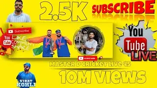 the boys vs sembra 11 Master D Cricket Live 45 is live