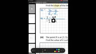 LCHL Coordinate Geometry (Line) - Point on the Line, Slope, Perpendicular Slope, Area of Triangle