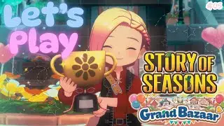 Let's Play Story of Seasons Grand Bazaar - Day 2 of Flower Festival and errands (No Commentary)