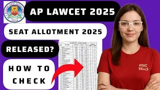ap lawcet allotment 2025 | ap lawcet seat allotment 2025