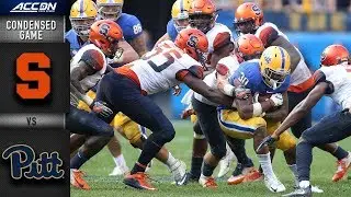 Syracuse vs. Pittsburgh Condensed Game | 2018 ACC Football