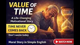 A Powerful Story That Will Change Your Life | Value of Time #englishlearning #cartoon #motivation