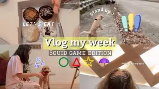 VLOG MY WEEK: Squid Game edition