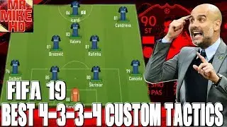 FIFA19|THE BEST FORMATION (4-3-3 (4) TUTORIAL- BEST CUSTOM TACTICS & PLAYER INSTRUCTIONS POST PATCH!