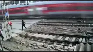 Great escape from Train accident |Almost died | Never breaching the Railway crossing