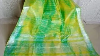 Pure Handloom Slab Cotton Shibori Design saree for Best Price / Online shopping