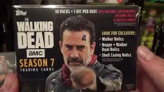 2017 TOPPS AMC Ходячие мертвецы Сезон 7 Крутая карточка с пулями!