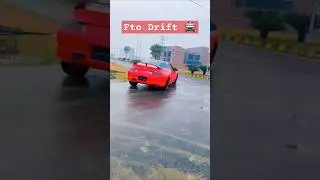 Fto Drifting Police Come 🚨#carslover #automobile #trending #caredit #gta #fto #mitsubishi #red #car