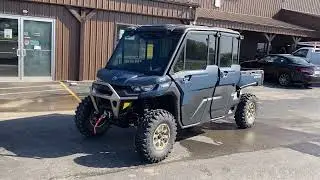 2025 Can-Am Defender MAX Limited in Dusty Navy