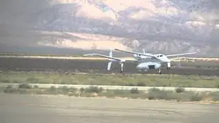 Takeoff of Scaled Composites Proteus with MP-RTIP
